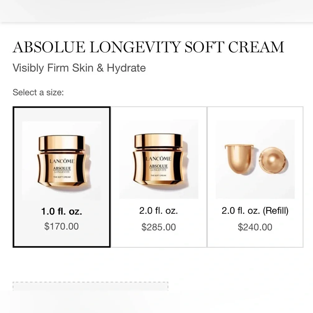 Lancôme Absolue Longevity The Soft Cream & The Eye Cream Bundle - BNIB - Picture 3 of 5